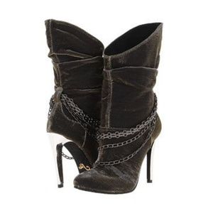 Vogue Metallic Gold & Silver Booties